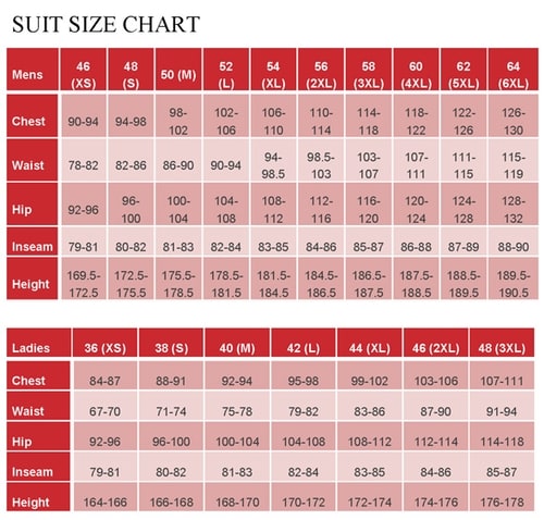 QMoto Size Charts